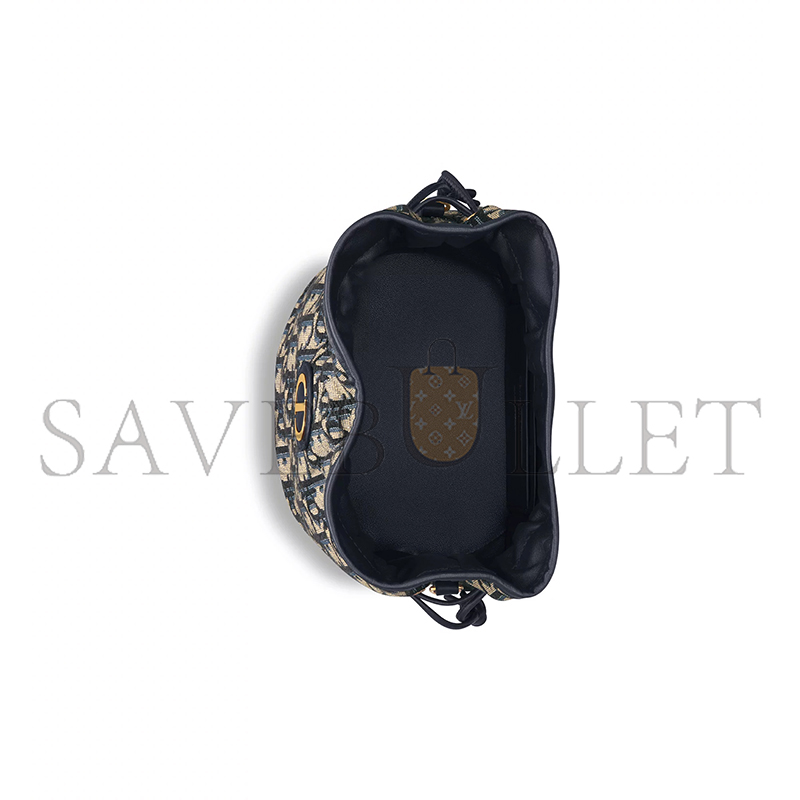 D*or 30 montaigne mini bucket bag with drawstring s2374utzq_m928 (18.5*16*13cm)